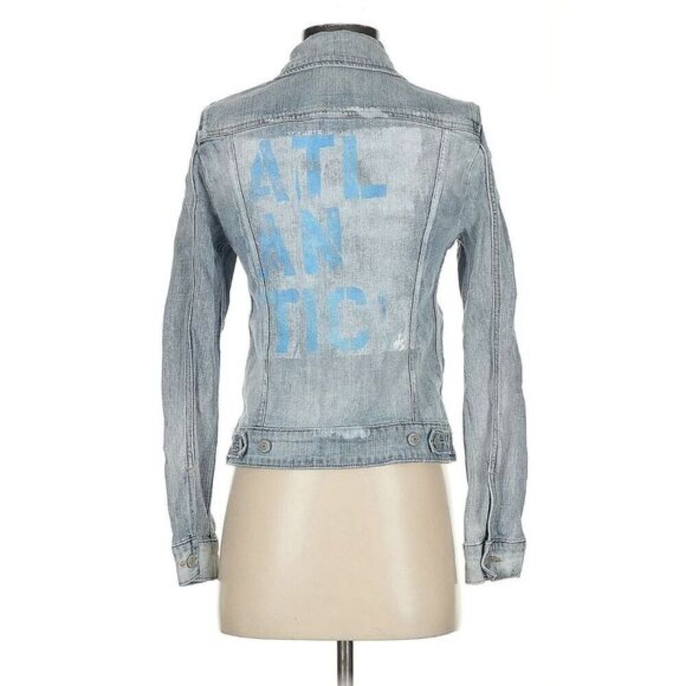 Levi's x Atlantic Records‎ Limited Edition Graffiti Style Jacket Womens S RARE!!